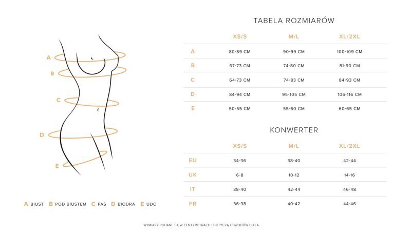 Kuszący komplet gorset i stringi Donarella M/L
