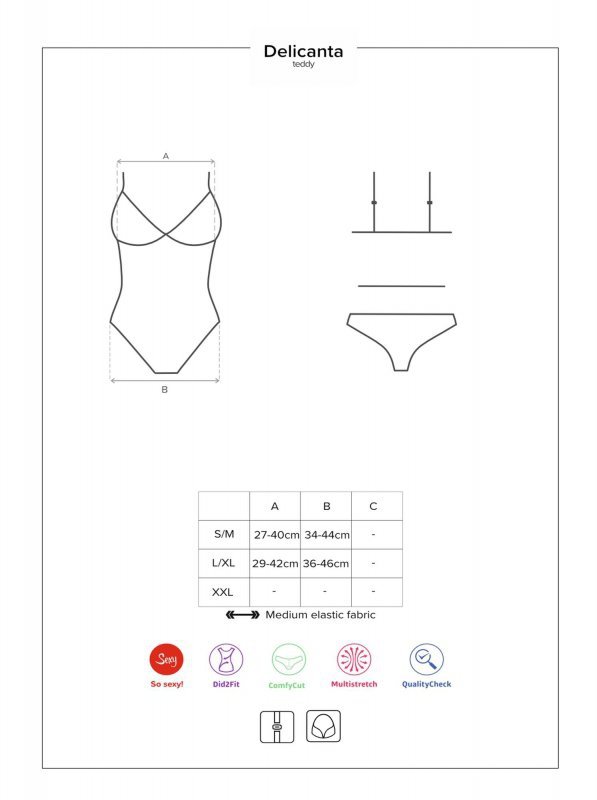Obsessive Delicanta body miętowe L/XL