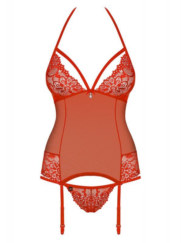 Obsessive 838-COR-3 gorset i stringi L/XL