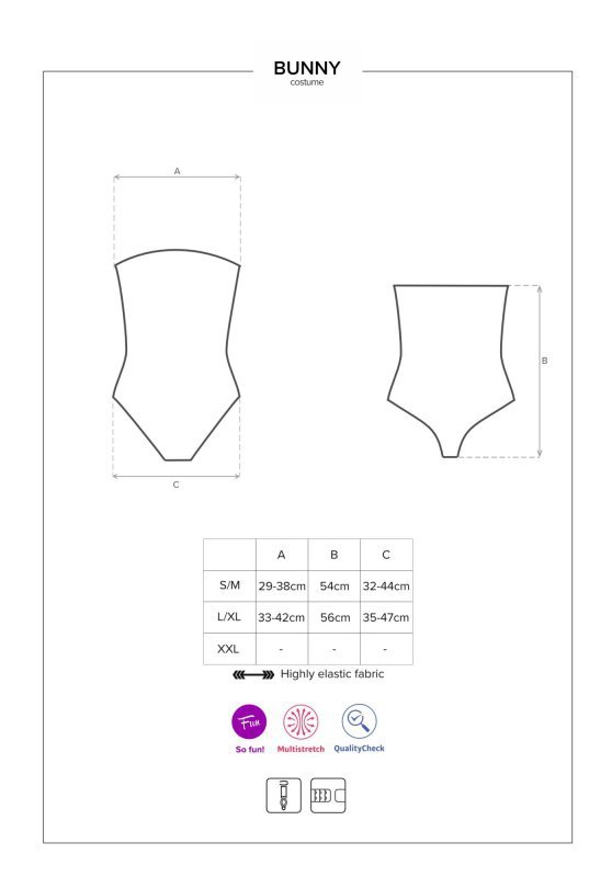 Bielizna Bunny costume  S/M