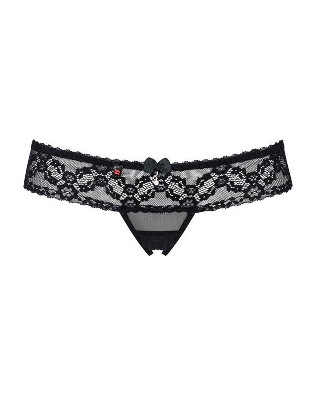 Obsessive 837-THC-1 stringi otwarte  S/M