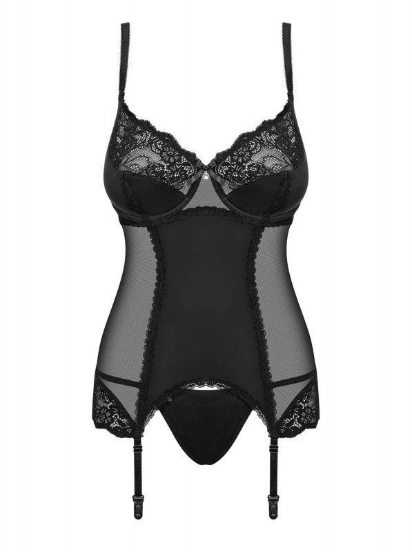 Obsessive Amallie gorset i stringi  L/XL