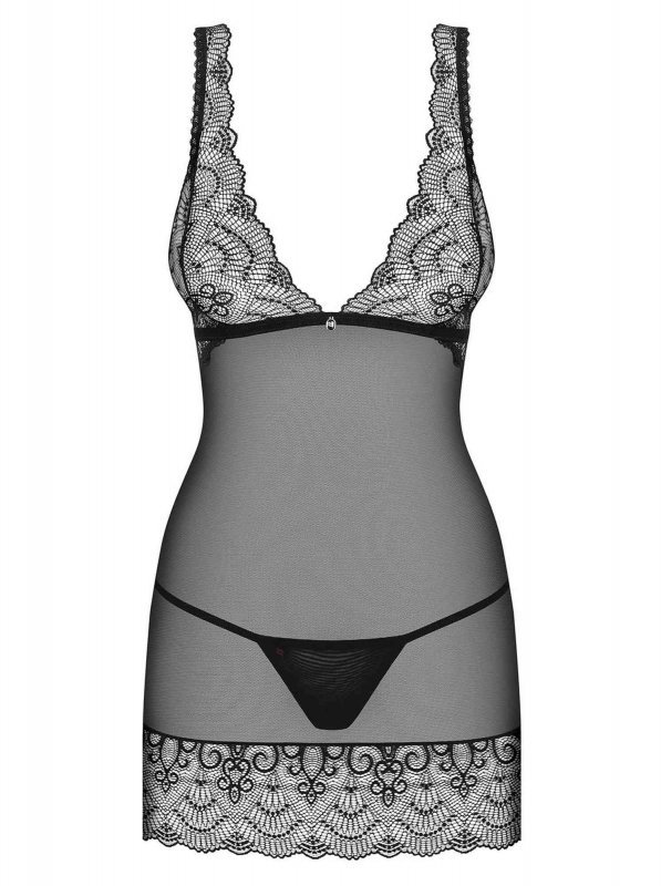 Obsessive Firella koszulka czarna L/XL
