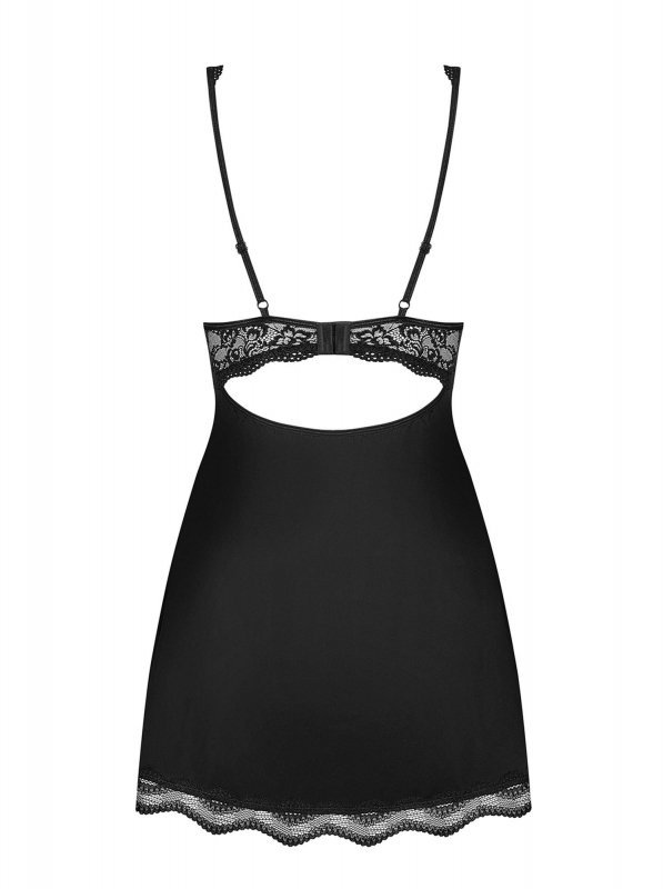 Bielizna Luvae babydoll i stringi czarny  XS/S