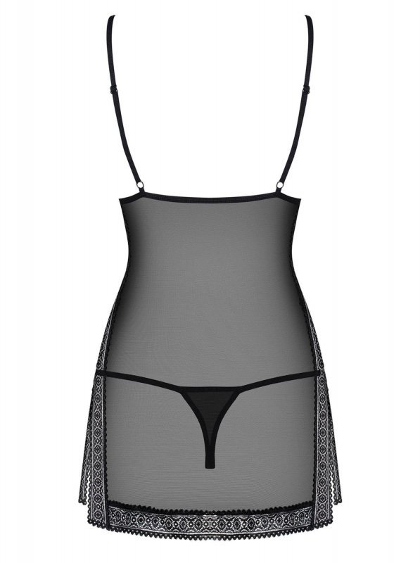 Obsessive 862-CHE-1 koszulka i stringi  S/M