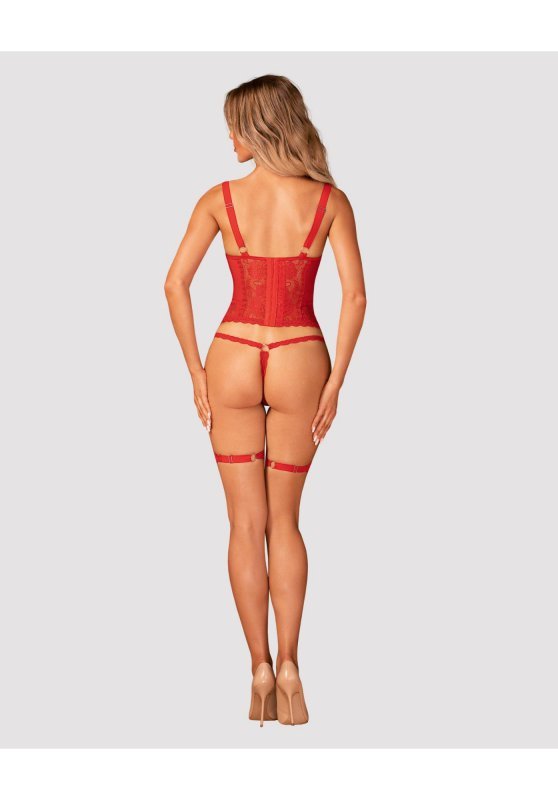 Obsessive Belovya gorset XL/2XL