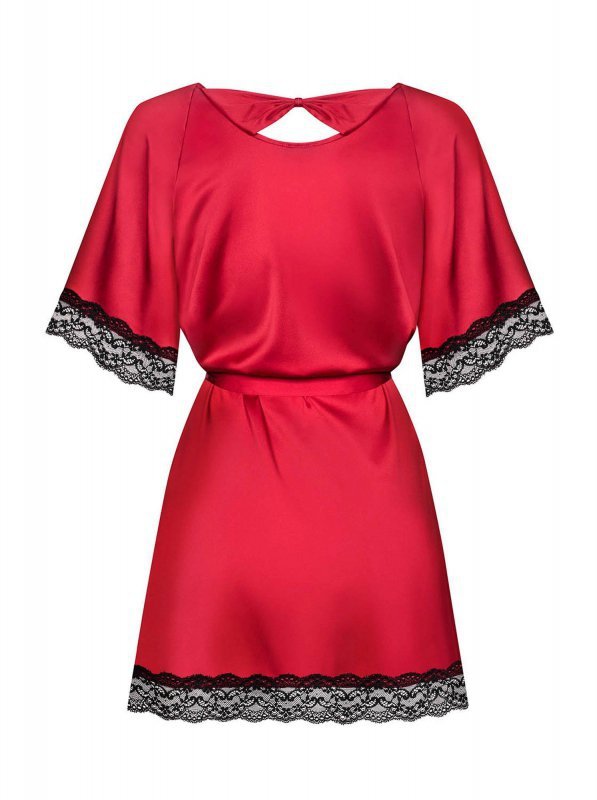 Obsessive Sensuelia szlafrok czerwony L/XL