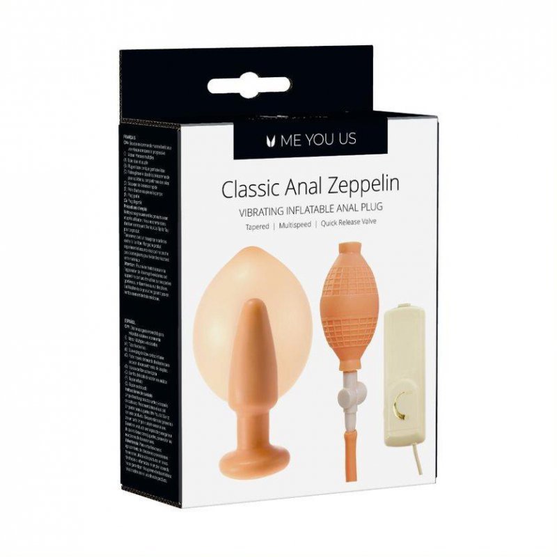 Wibrujący pompowany korek analny zatyczka plug dawca orgazmów