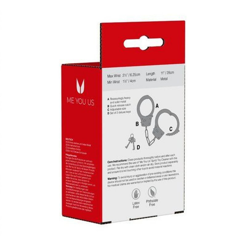 Kajdanki stalowe  Heavy Metal Handcuffs 
