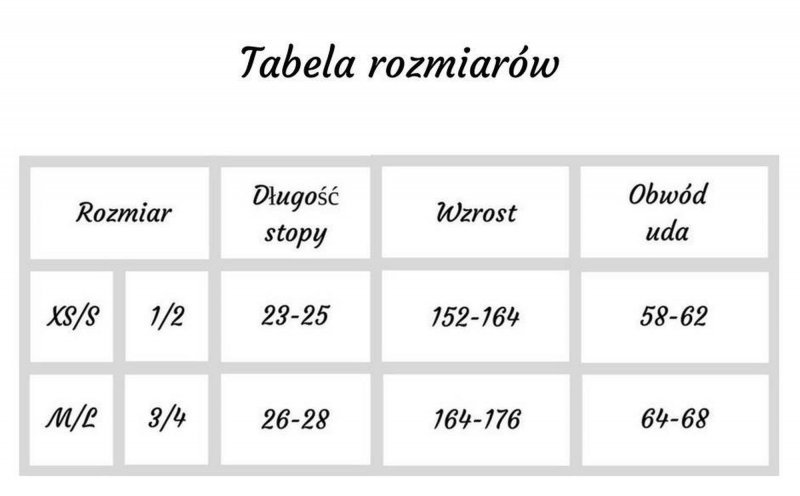 Bielizna kabarette/rajstopy 153 czarne S/M