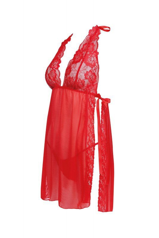 Bielizna Belinda S/M (halka czerwona+ stringi)