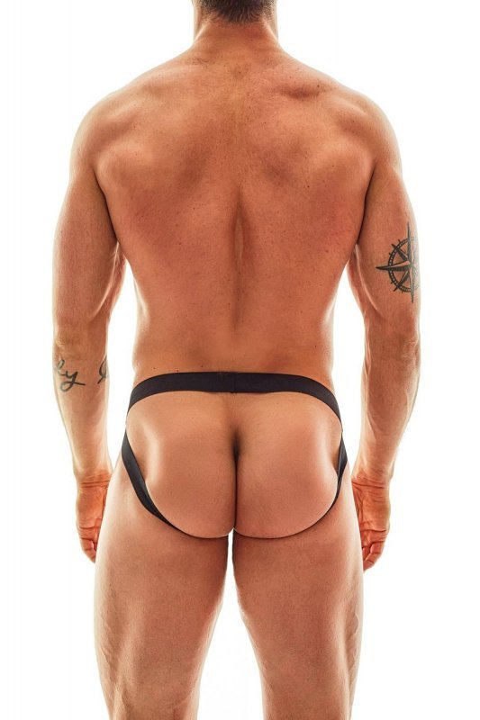 Męskie jockstrapy majtki moro khaki z odkrytymi pośladkami Electro jock strap M
