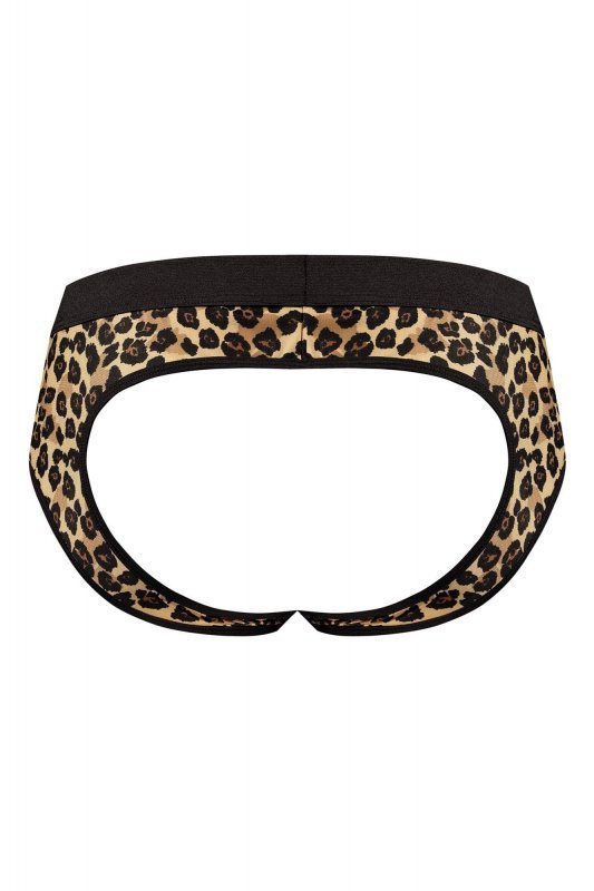 Męskie seksowne jockstrapy bokserki w panterkę Mercury jock bikini S