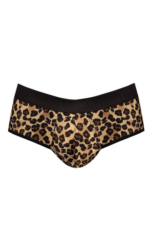 Męskie seksowne jockstrapy bokserki w panterkę Mercury jock bikini L