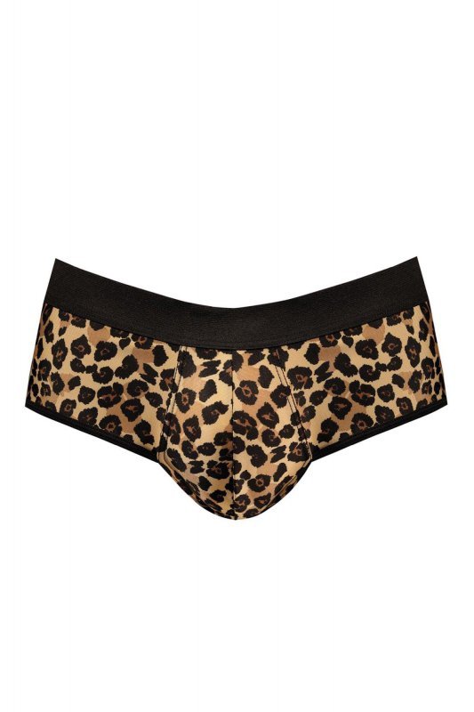 Męskie seksowne jockstrapy bokserki w panterkę Mercury jock bikini XXXL