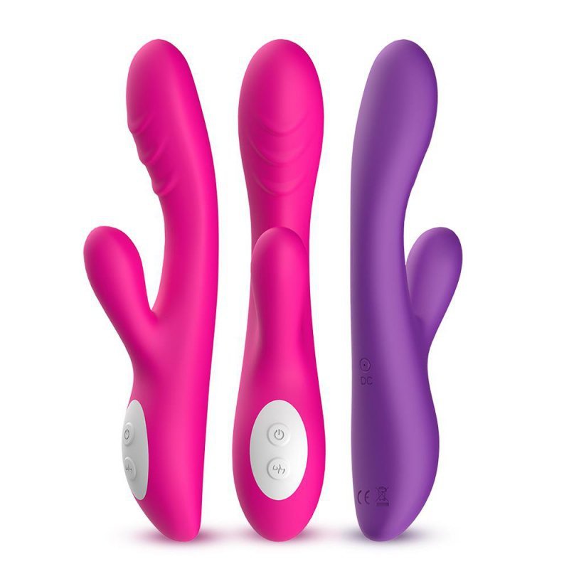 Wibrator sex stymulator króliczek z funkcją grzania