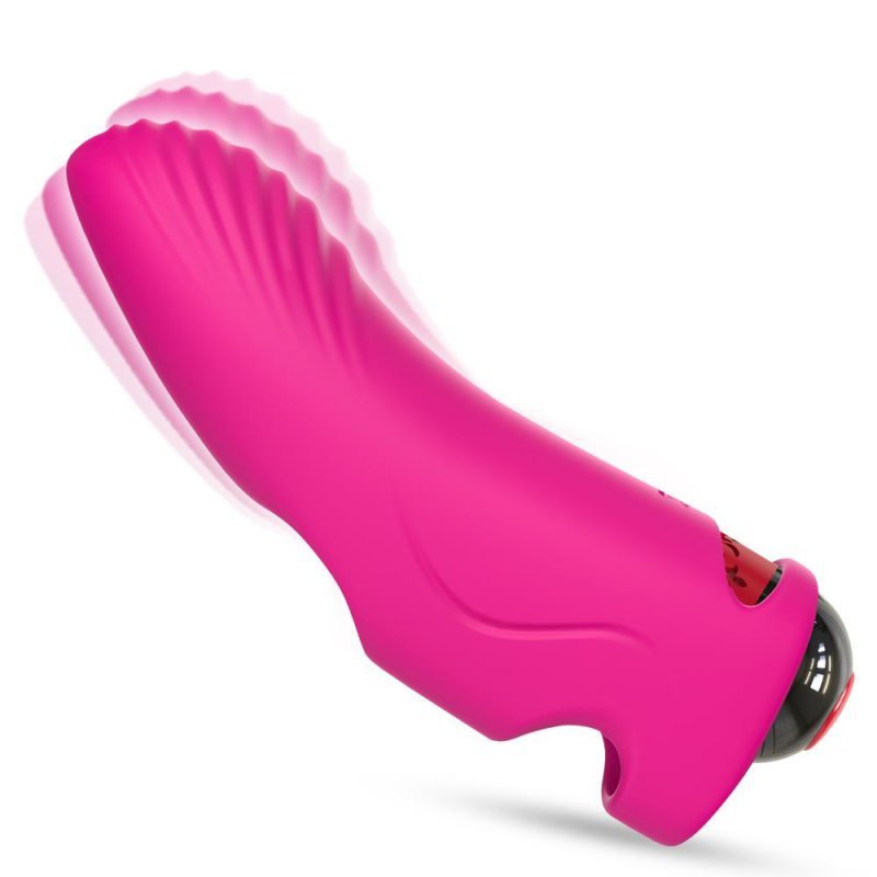 Wibrator nakładka na palec sex masażer stymulator punktu G różowy