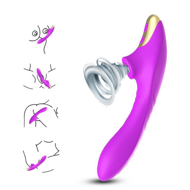 Wibrator stymulator punktu g ssący łechtaczkę folet
