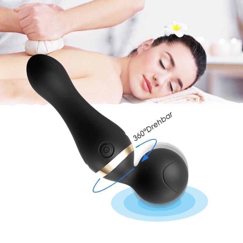 Wibrujący sex masażer różdżka wand czarny