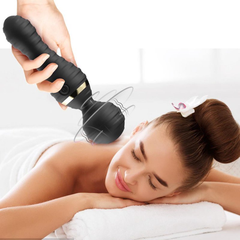 Prążkowany wibrator sex masażer różdżka wand 