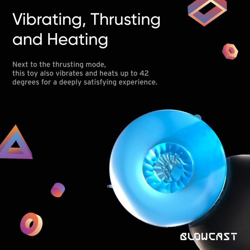 Automatyczny masturbator z uchwytem na smartfon Blowcast Wingman Pro