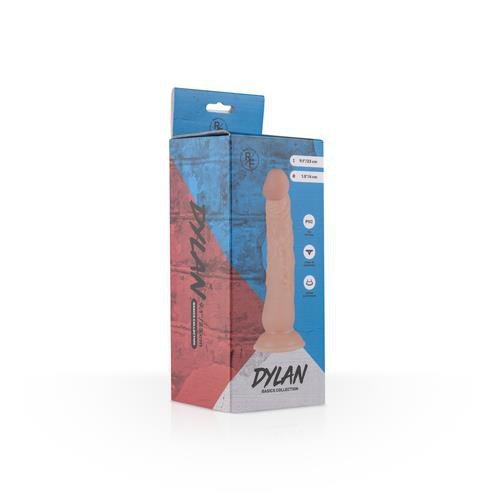 Dildo na przyssawce jak prawdziwy penis z żyłami  23 cm