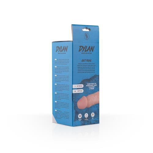 Dildo na przyssawce jak prawdziwy penis z żyłami  23 cm