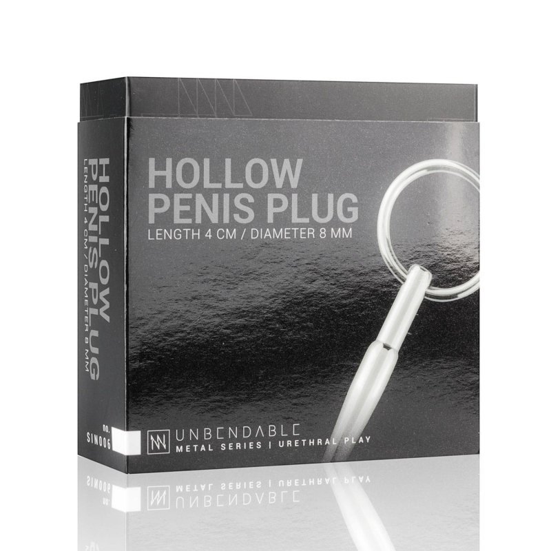Dilator do penisa z uchwytem zawleczką Hollow Metal Penis Plug