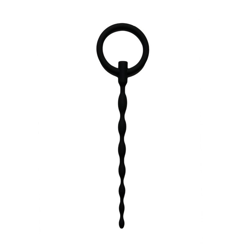Dilator do penisa z zawleczką Silicone Penis Plug With Pull Ring