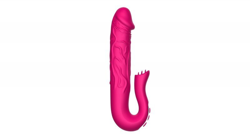 Realistyczne wibrujące dildo masażer łechtaczki mega orgazm