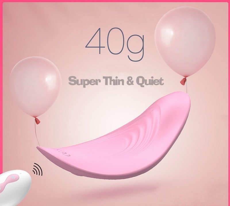 Ultrathin wearable remote mini vibe pink