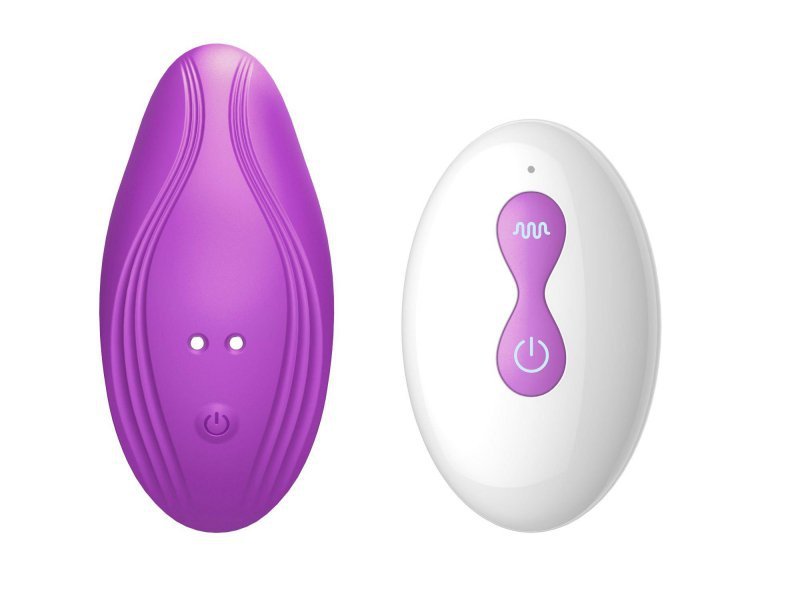 Ultrathin wearable remote mini vibe purple