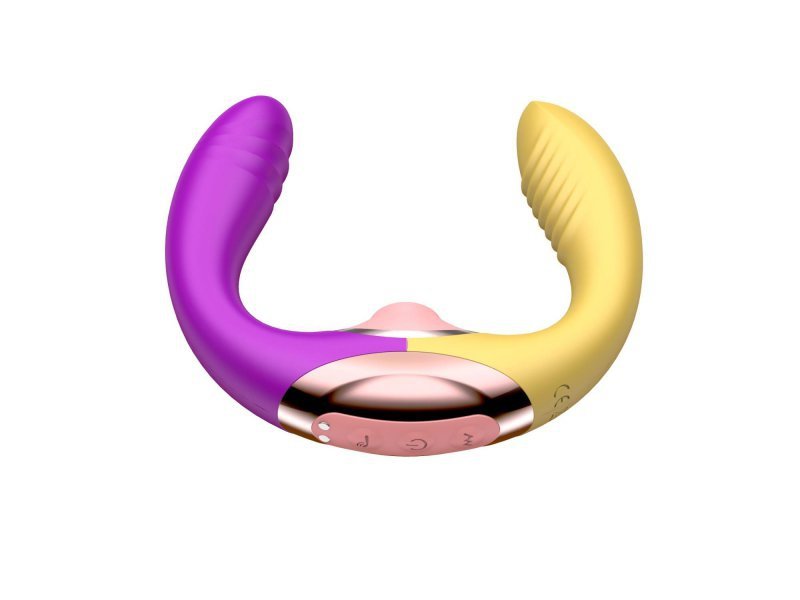 Podwójny wibrator stymulator łechtaczki