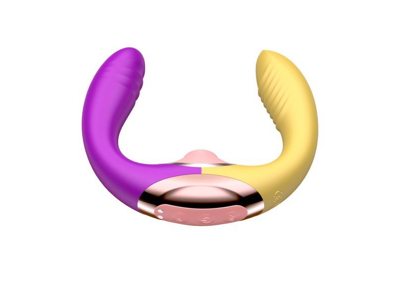 Podwójny wibrator stymulator łechtaczki