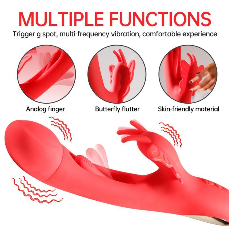 Wibrator króliczek Butterfuly dual flicking vibrator