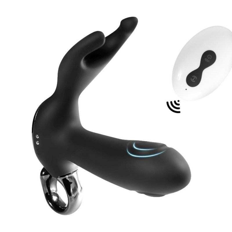 Wibrator analny z pilotem do punktu P Dual tapping anal