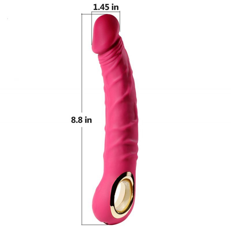 Klasyczny wibrator damski Realistic Vibrator PINK