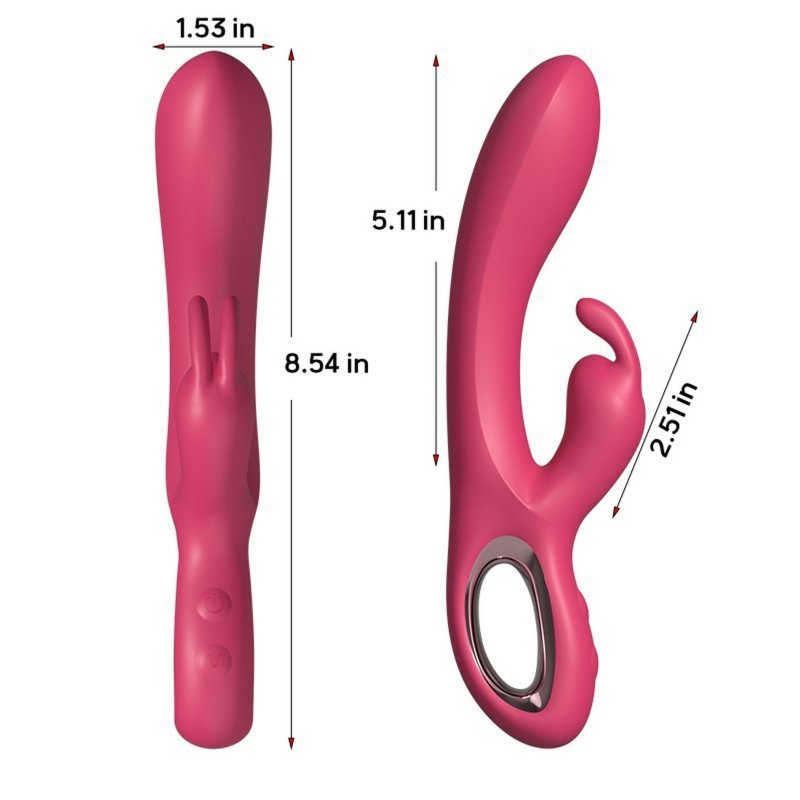 Klasyczny wibrator damski Rabbit vibrator PINK