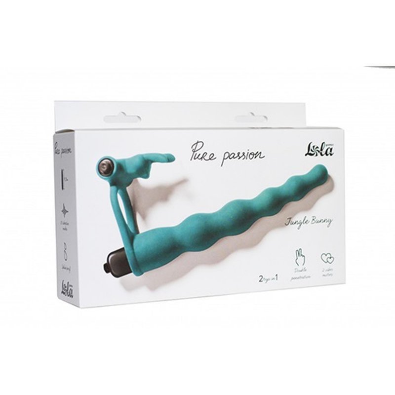 Strapon pure passion jungle bunny green