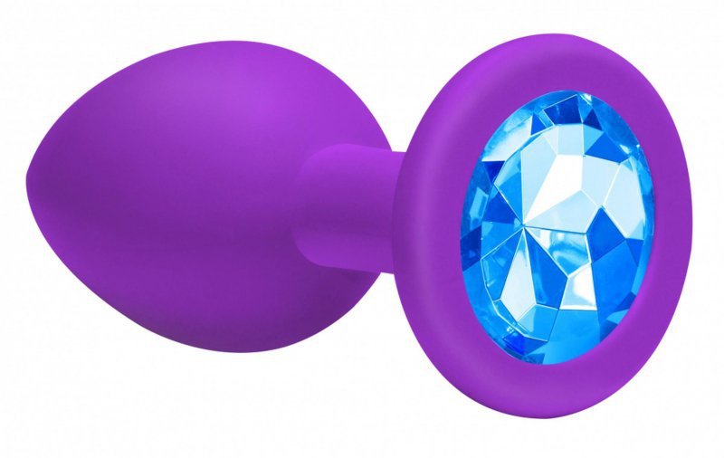 Plug anal plug emotions cutie medium purple blue crystal