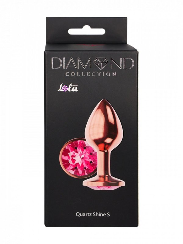 Plug butt plug diamond quartz shine s rose gold