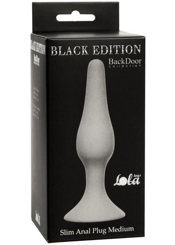 Plug Slim Anal Plug Medium Grey