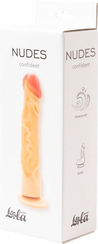 Dildo żylaste z przyssawką Nudes Confident 23cm