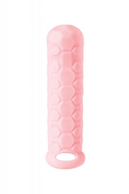 Penis sleeve homme long pink for 11-15cm