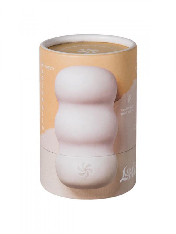 Masturbator dla mężczyzn Marshmallow Sweety White