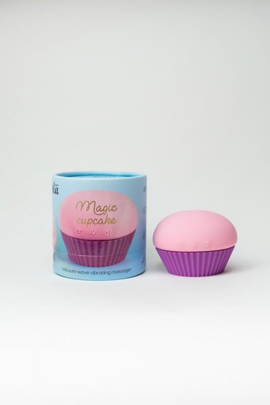 Ssący masażer do łechtaczki muffinka Magic Cupcake