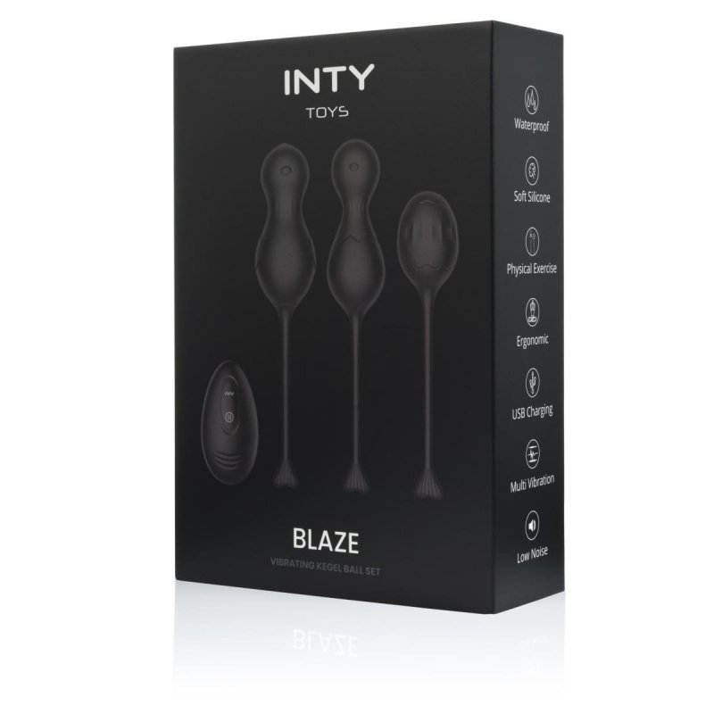 Jajeczka do cipki z pilotem zestaw Inty Toys - blaze