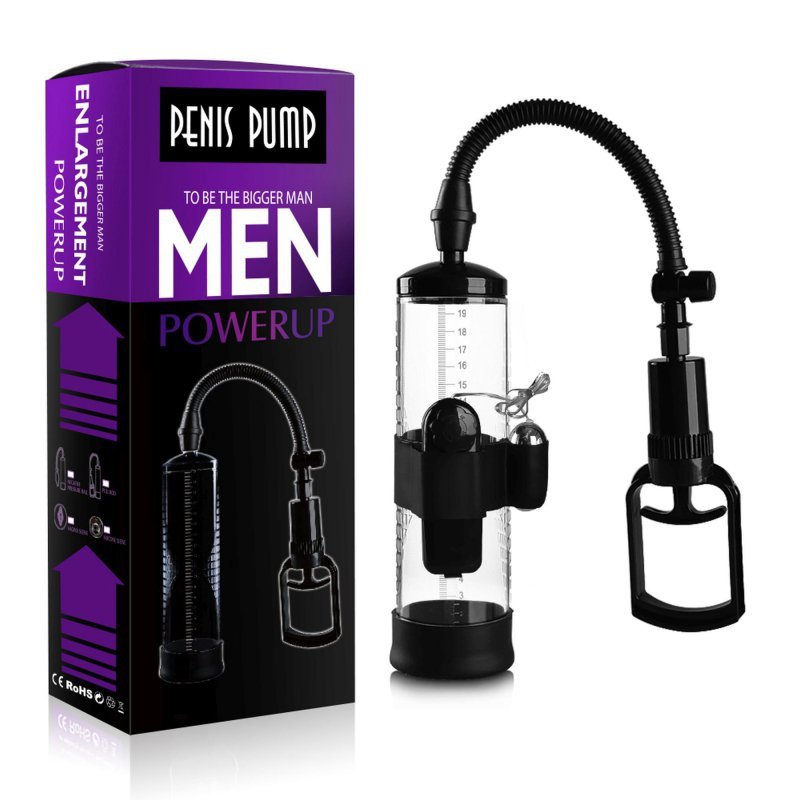 Pompka do powiększania penisa z wibracją Powerpump MAX Vibrating