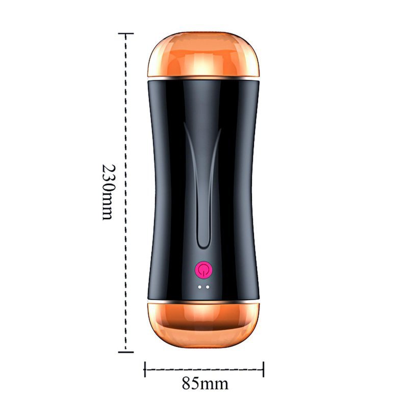 Masturbator 2w1 anal + wagina 10 funkcji wibracji