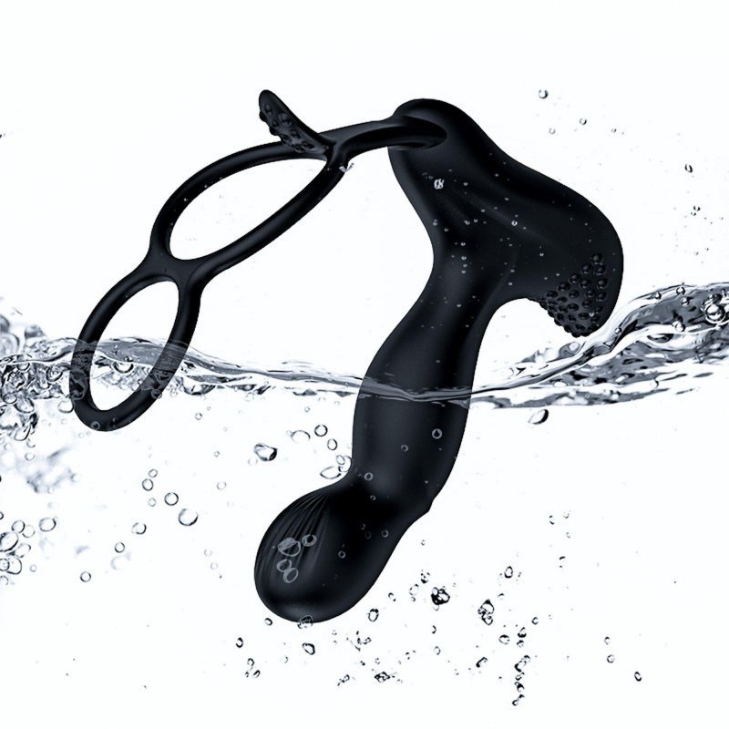 Wibrator silicone massager 7 function and heating function, black